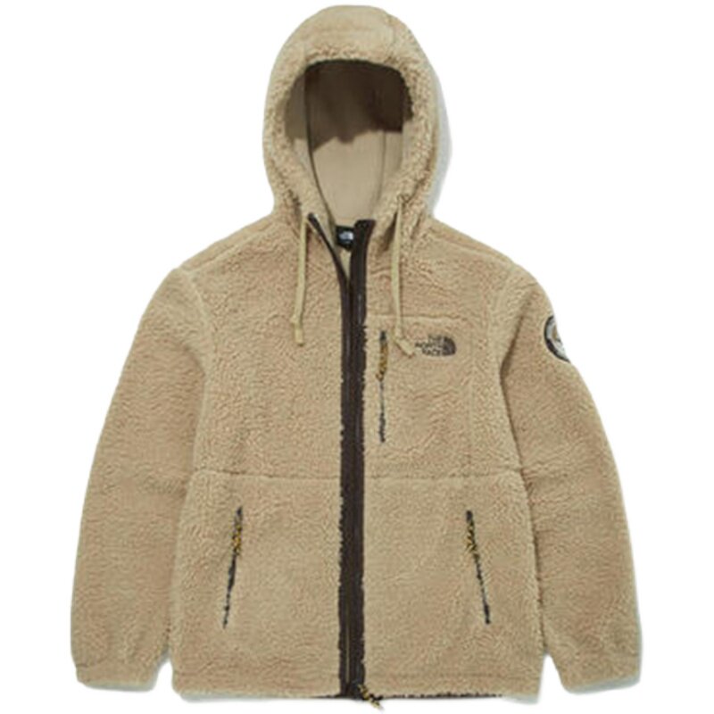 thenorthface北面21新款韩版tnf羊羔绒连帽休闲外套长袖nj4fm57