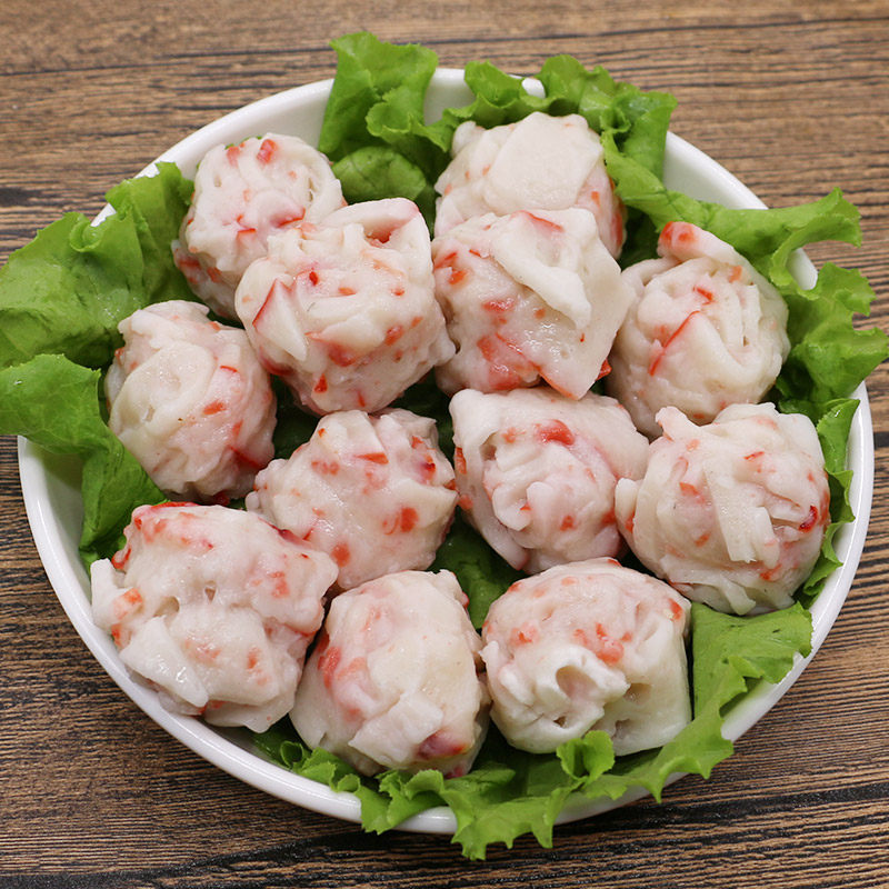 火锅聚福丸子龙虾球虾球180g海鲜鱼丸食材虾丸鱼丸