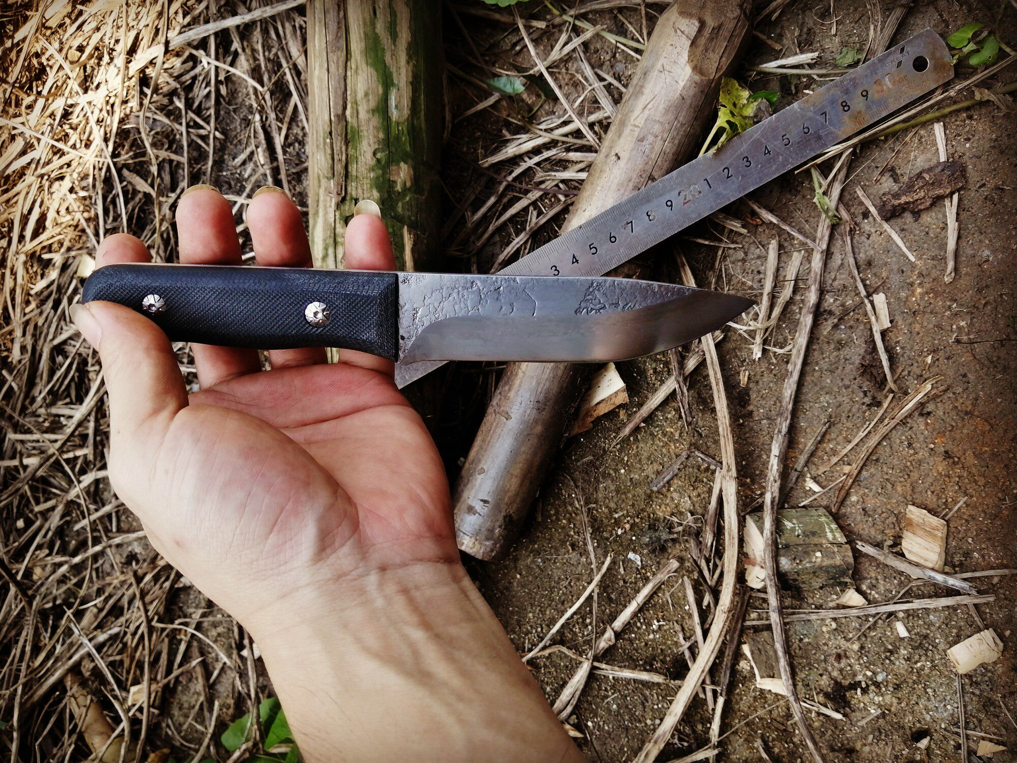 小邓手工锻打刀直刀特殊用途刀