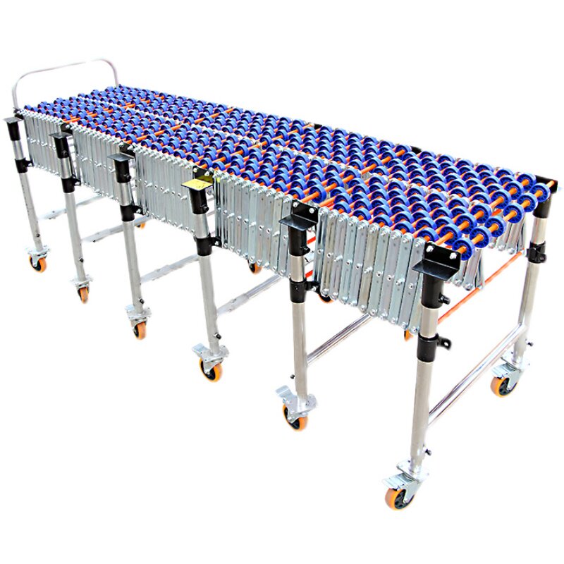 卸货滑梯神器省力搬运下货滑道伸缩升降动力输送机