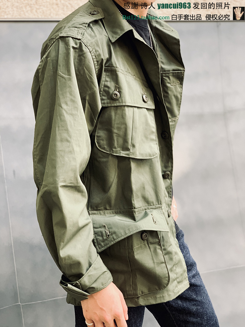 手套家 经典老款古着越战TCU二代上衣套装OG107男兵服风衣军绿101