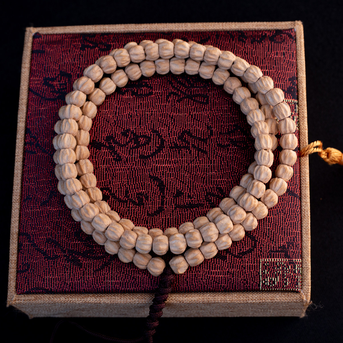 热振寺柏香百香直切款顺纹鬼脸佛珠长串佛珠