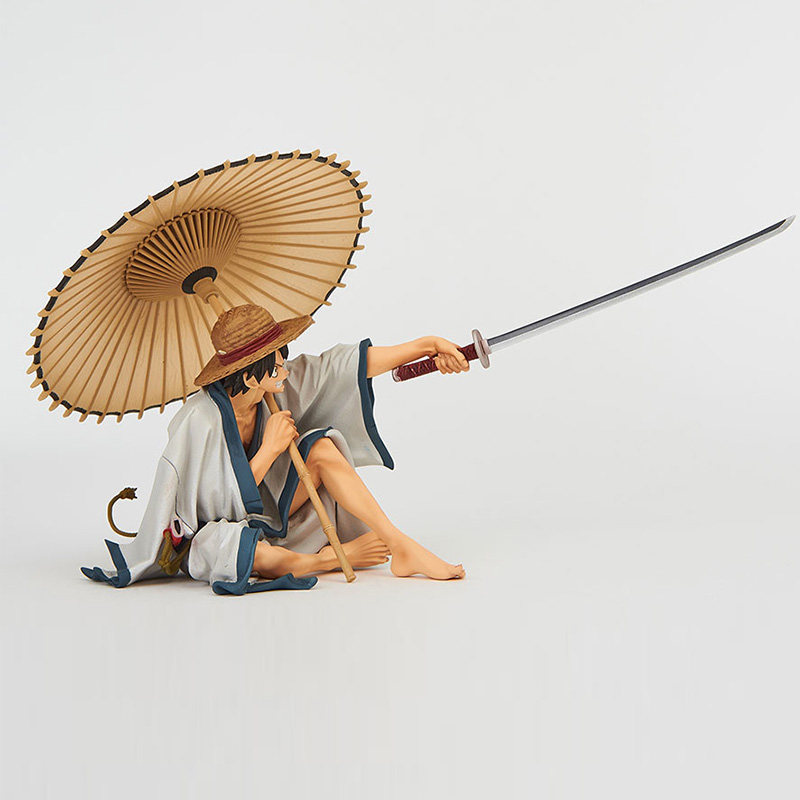 路飞眼镜厂bwfc海贼王和服武士打伞草帽景品手办海贼王手办专区