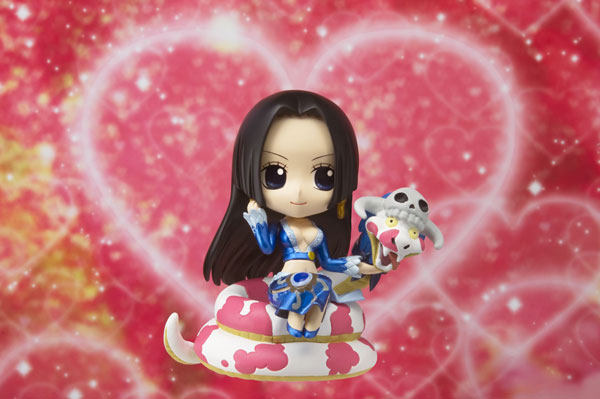 万代chibi-arts海贼王九蛇蓝衣女帝库克粘土手办等比例手办
