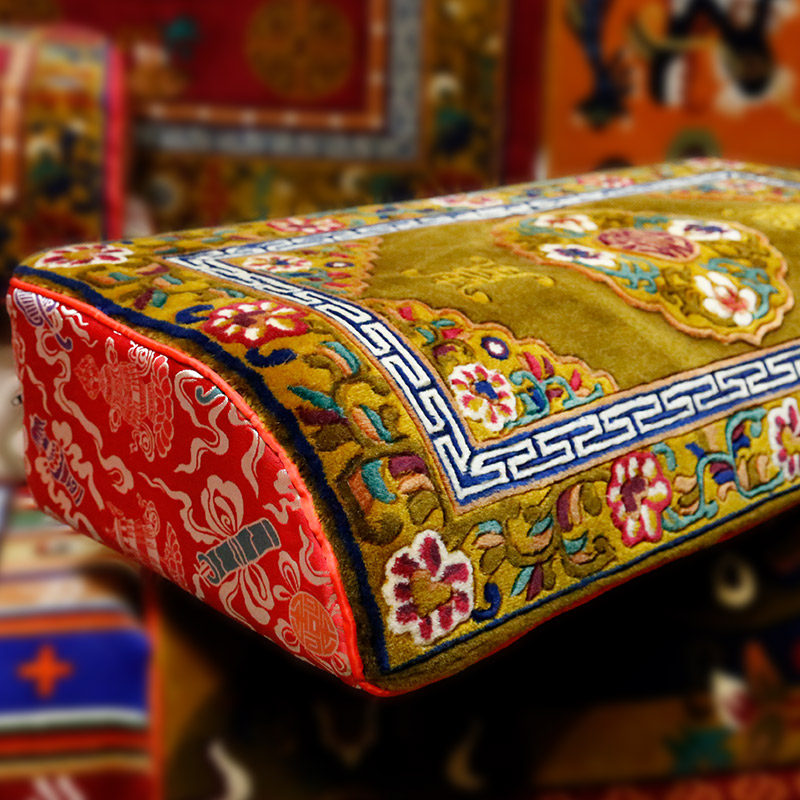 靠背藏式羊毛佛教用品沙发送礼柔软靠垫