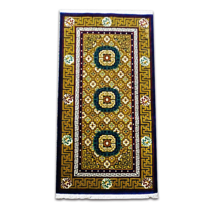 藏式地毯羊绒沙发垫羊绒挂毯木榻座垫床边毯加厚羊毛毯民族风地毯