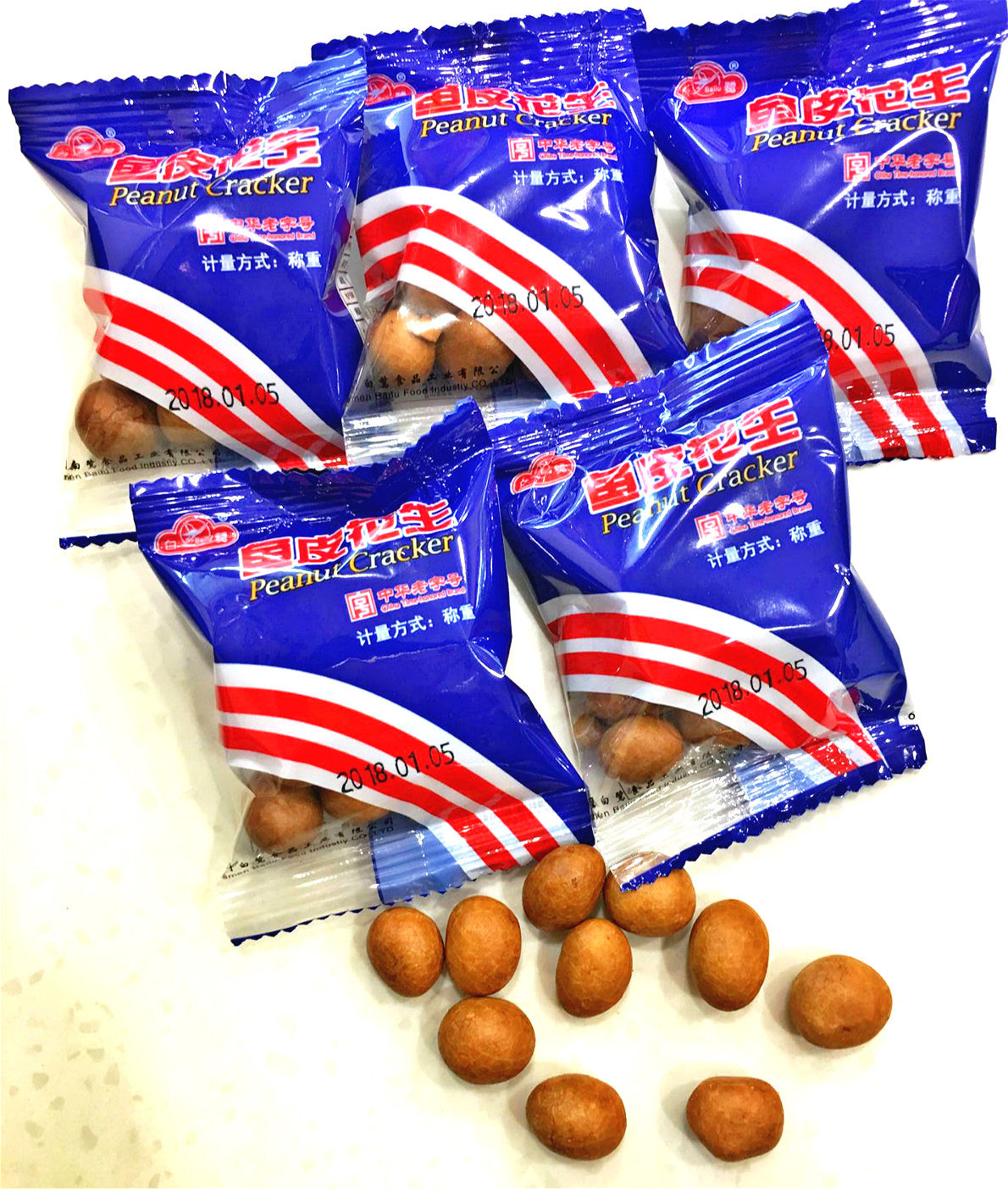 厦门特产白鹭鱼皮花生500g独立小包装 鱼皮花生米花生豆零食