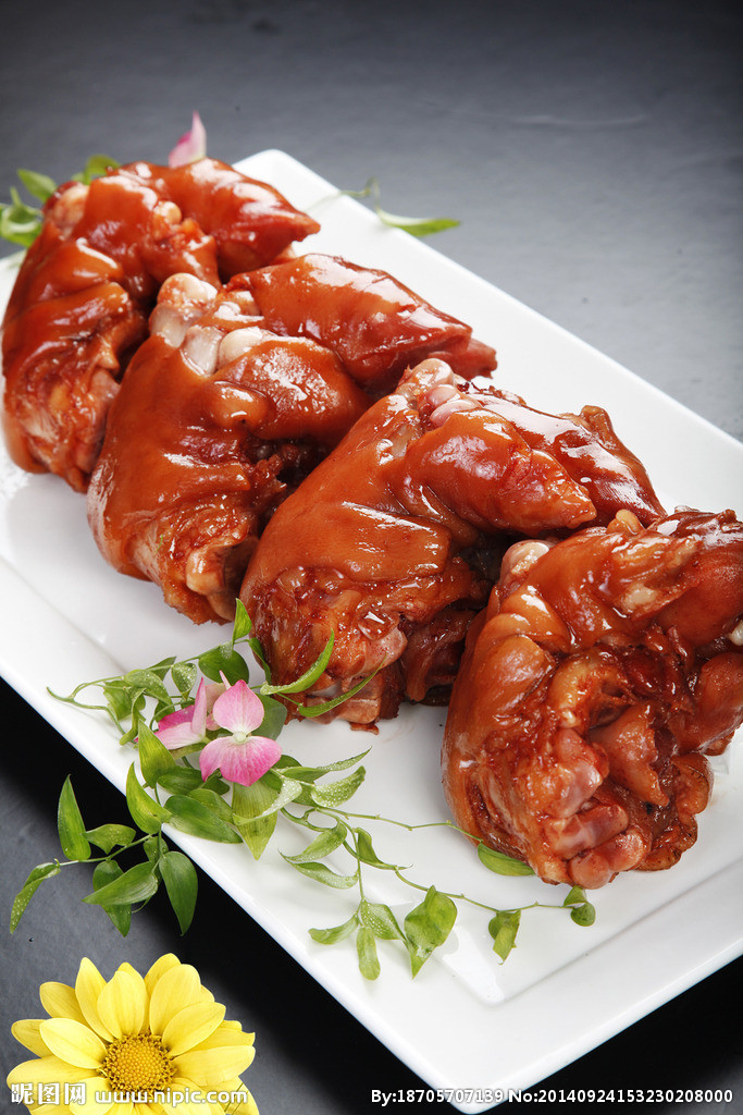 河南清丰李记美味熟食卤猪蹄1800g 酱香香辣口味人气商品厂家直销