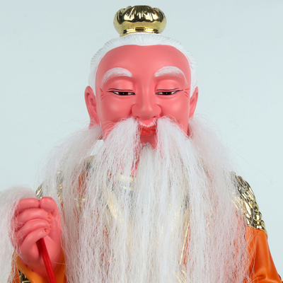 16寸黄老仙师老先生树脂敦煌黄石神像精品摆件
