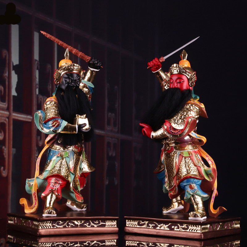 元帅赵康像赵公明明康佛像道教神像玻璃钢树脂摆件