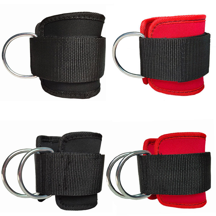 龙门架负重脚扣脚踝绑带腿部力量训练健身脚环拉力绳