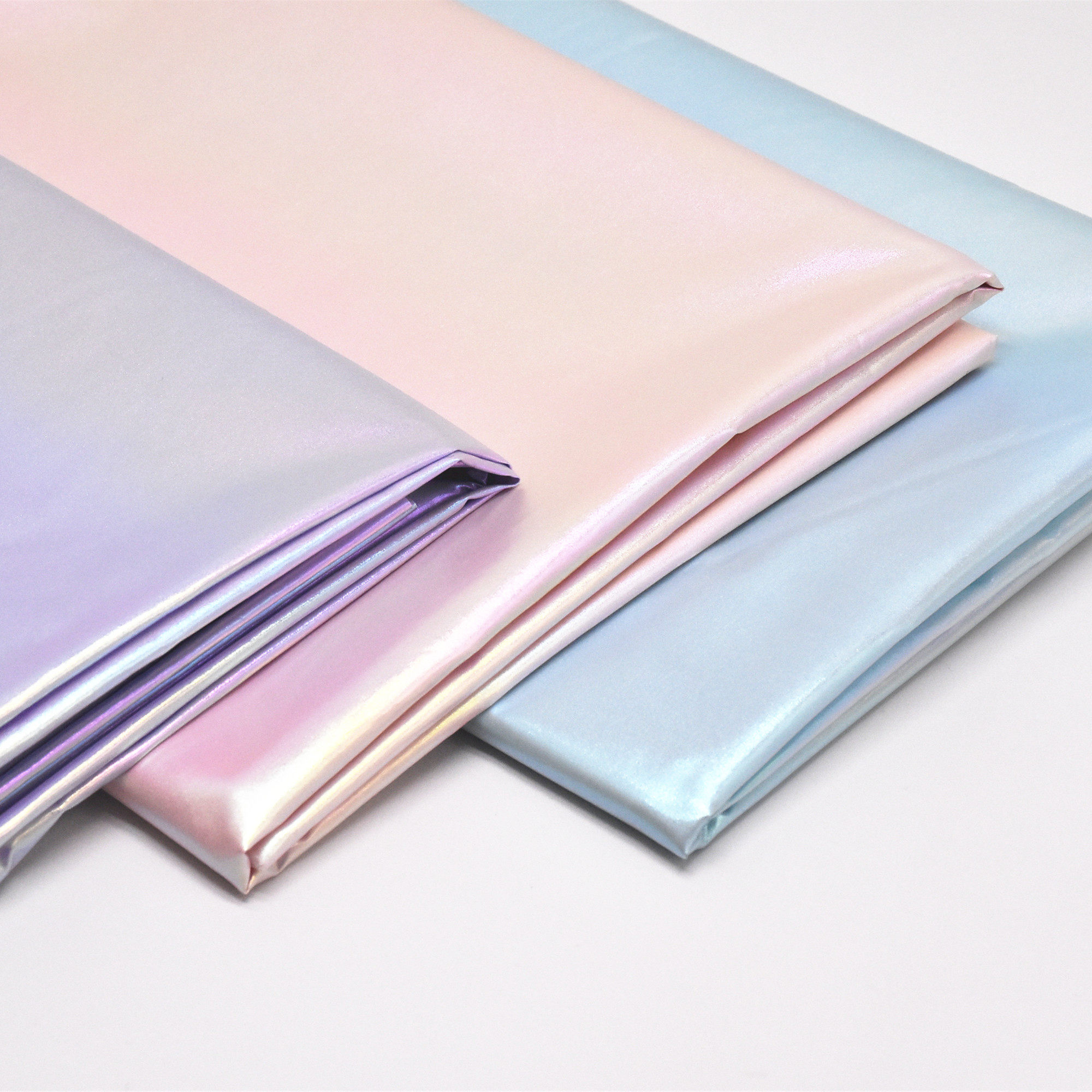 面包棉服免洗羽绒外套布外套亮面炫彩珠光小雏菊布面料