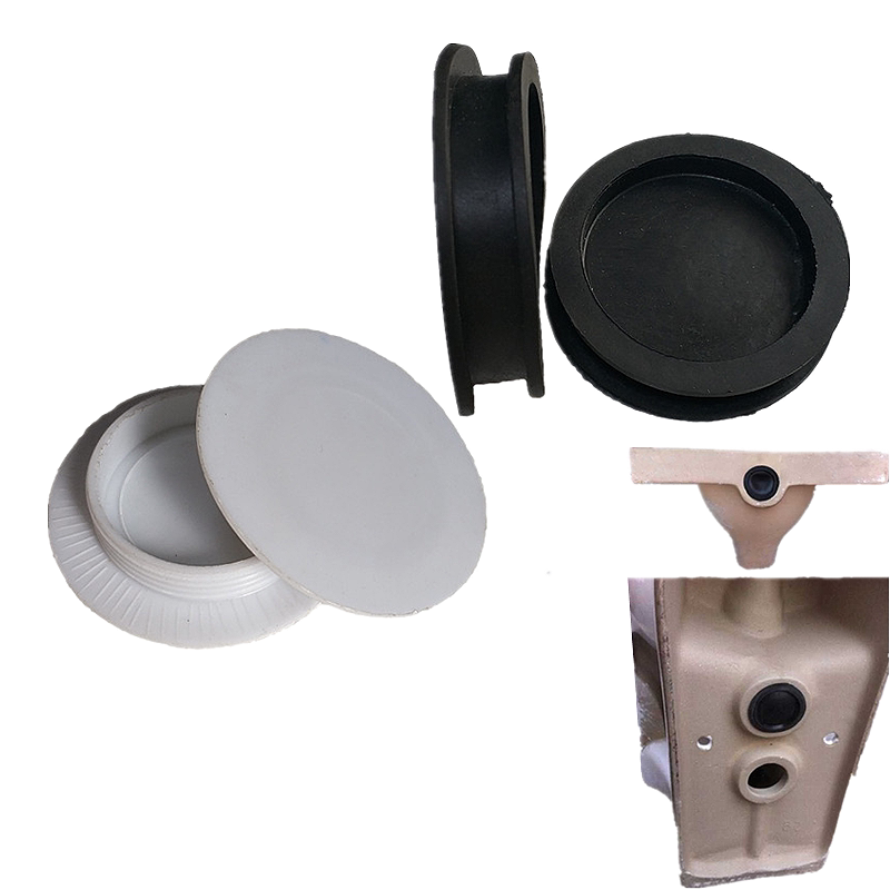 双孔马桶坐便器便器通用密封封堵排污口堵头蹲便蹲便器配件