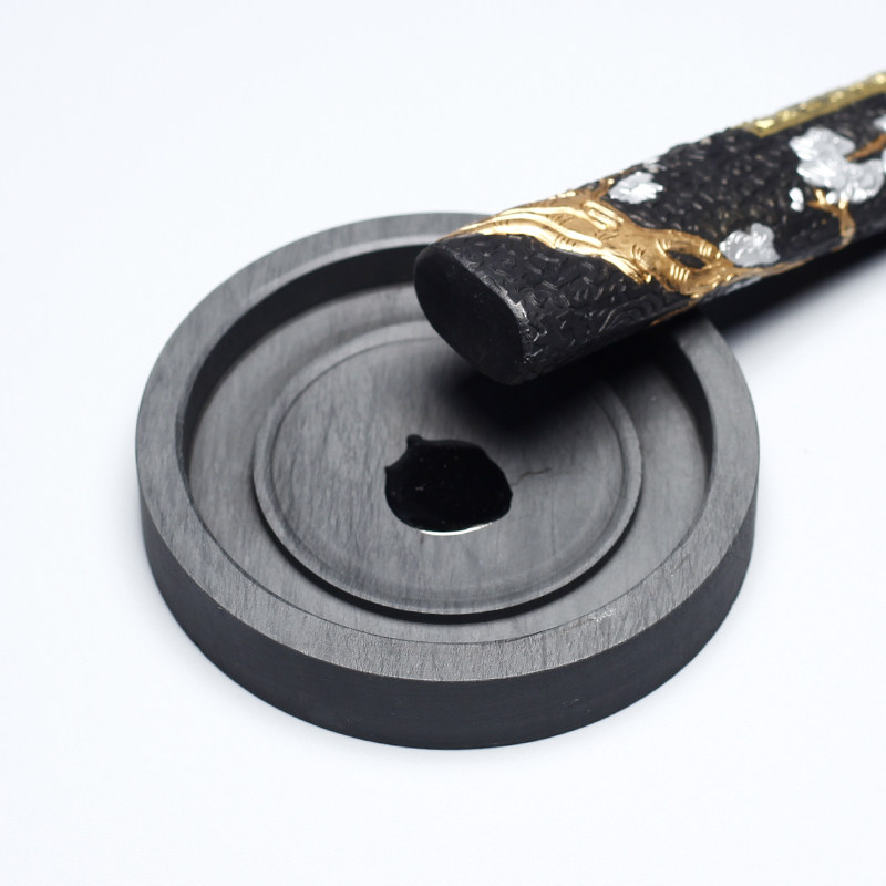 匠心徽墨老胡文松烟墨条研墨棒墨学生墨块文房四宝文房四宝