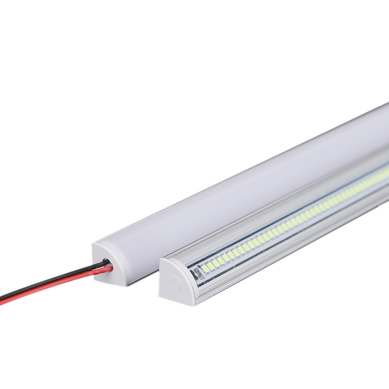 led直角橱柜灯220v长条硬灯条高亮展示酒柜货架楼梯超薄线条灯带