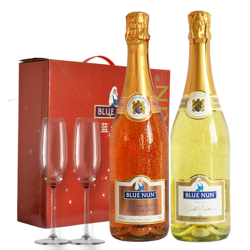 德国香槟酒女士半甜气泡酒杯香槟礼盒750ml起泡起泡及香槟葡萄酒
