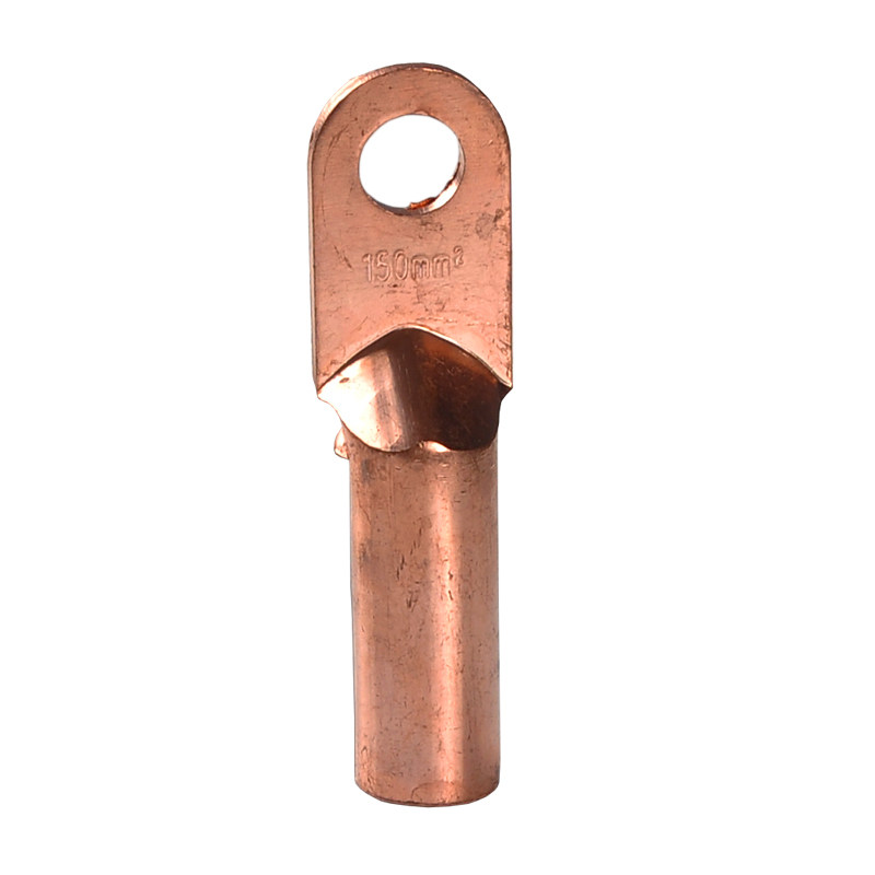 elecall紫铜接线端子dt-150平方电缆铜鼻子 闭口堵油线耳1只