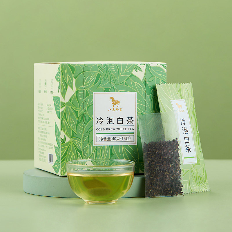 八马茶叶新品冷泡白茶寿眉白夏日泡茶袋泡茶40g寿眉