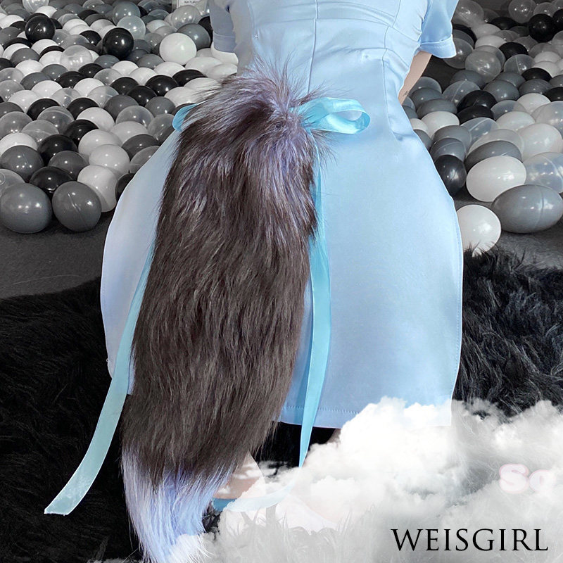 性感决美蓬松狐狸尾巴cosplay道具毛绒可爱仿真网红cosplay配件