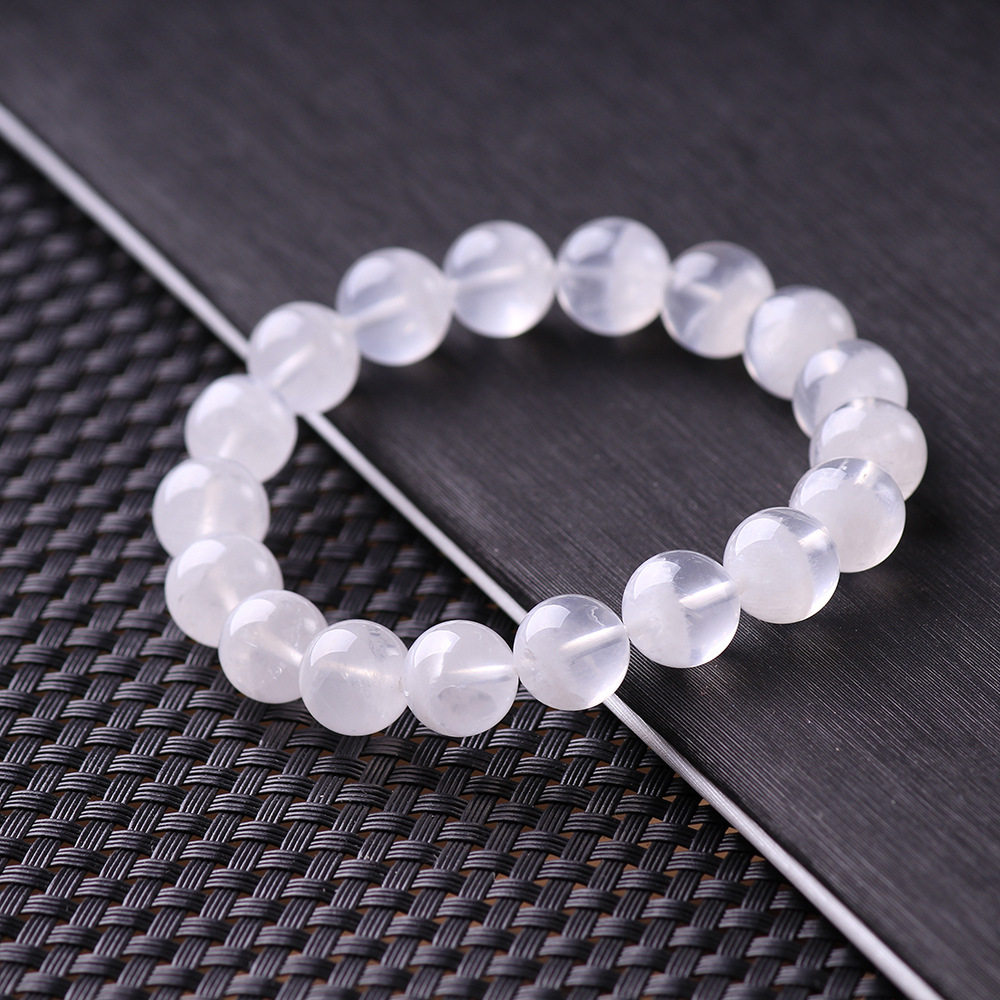 幽灵千层手链白幽灵水晶手串天然宝石手饰