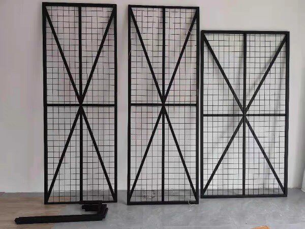 铁艺网格置物收纳货架铁丝铁丝网网片挂墙铁网饰品架