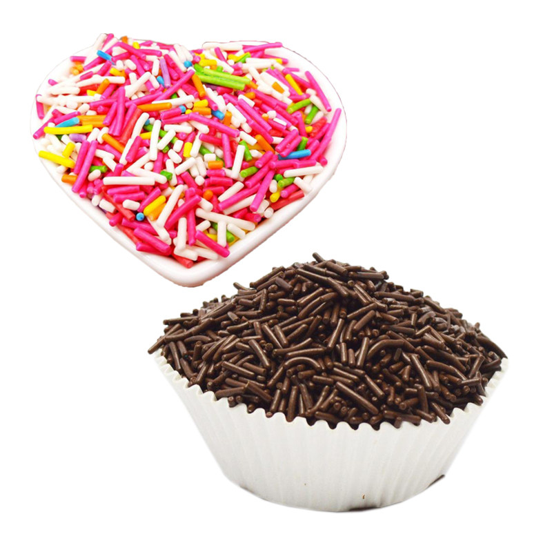 装饰味佳厨彩针纯针600g巧克力朱古力银珠冰淇淋烘焙其它原料