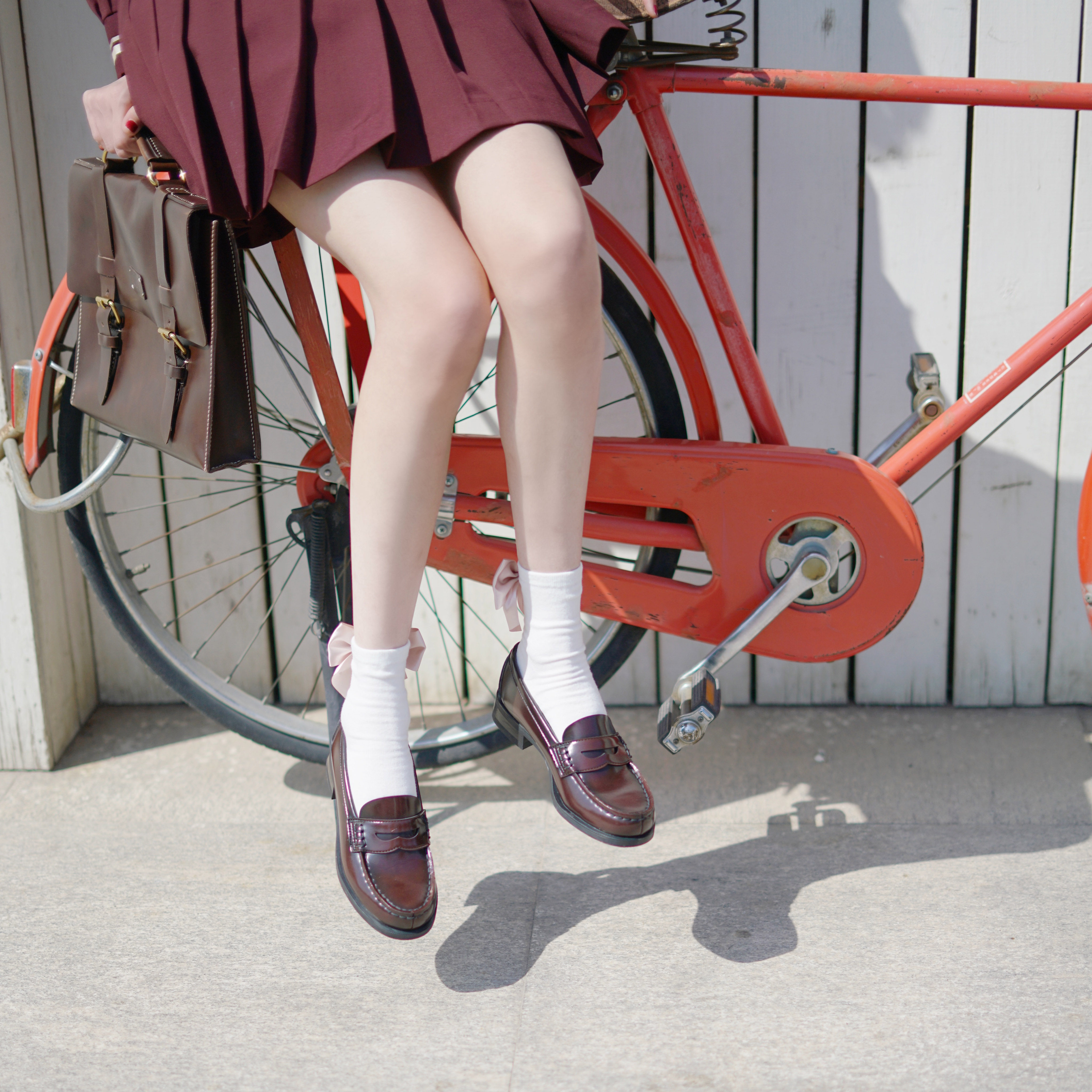 放学后 jk制服鞋女学生正统日本代购haruta中跟4603乐福鞋皮鞋