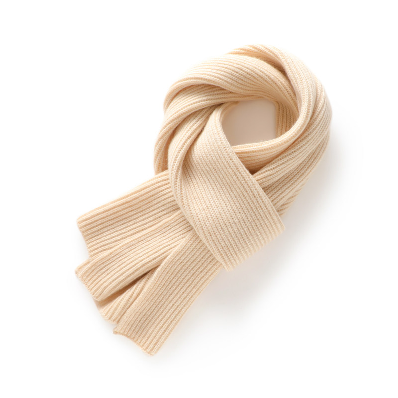 复古元宝cashmere山羊绒围巾男女秋冬短款百搭护颈围巾