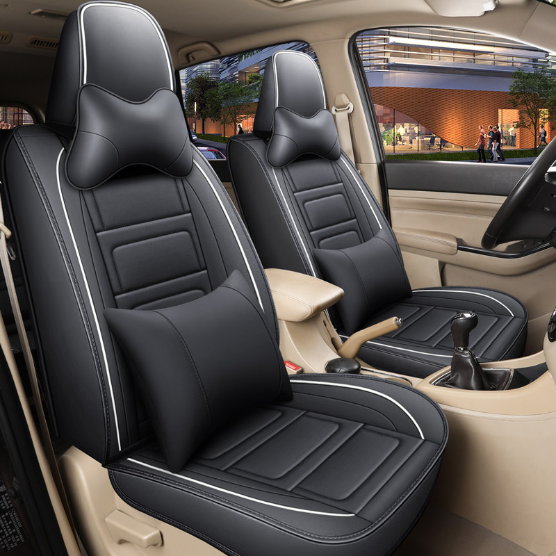 五菱宏光坐垫座垫车皮面包车面包7座汽车s1s3专用专车专用座套