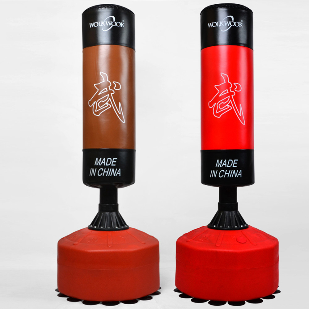 沃尔成人立式吸盘拳击沙袋散打不倒翁家用跆拳道拳击沙袋