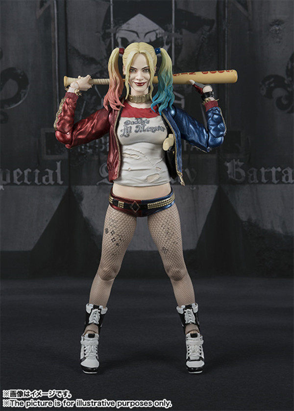 x特遣队自杀小队小丑女哈莉奎茵可动手办模型人偶公仔 shf - 爱购网