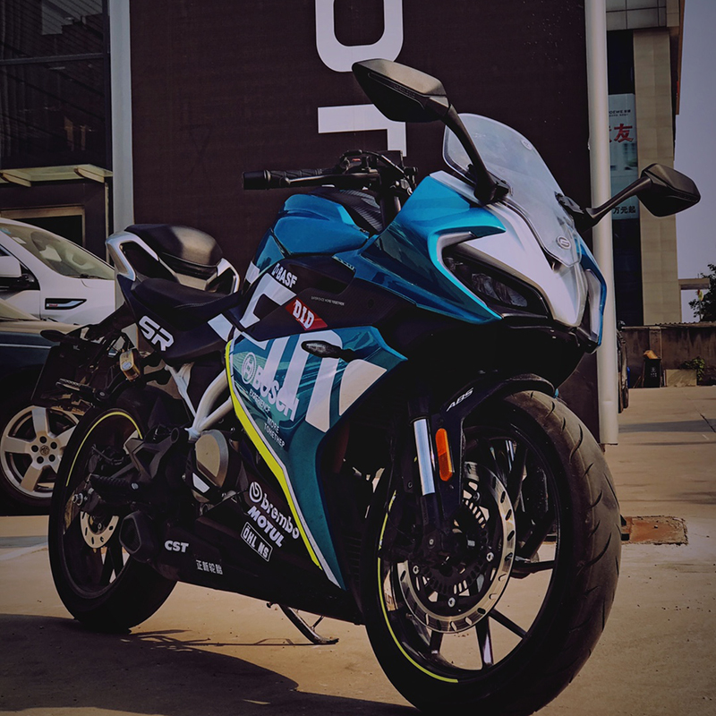 适用于春风250sr改装摩托车贴花车身赛道贴画拉花贴纸