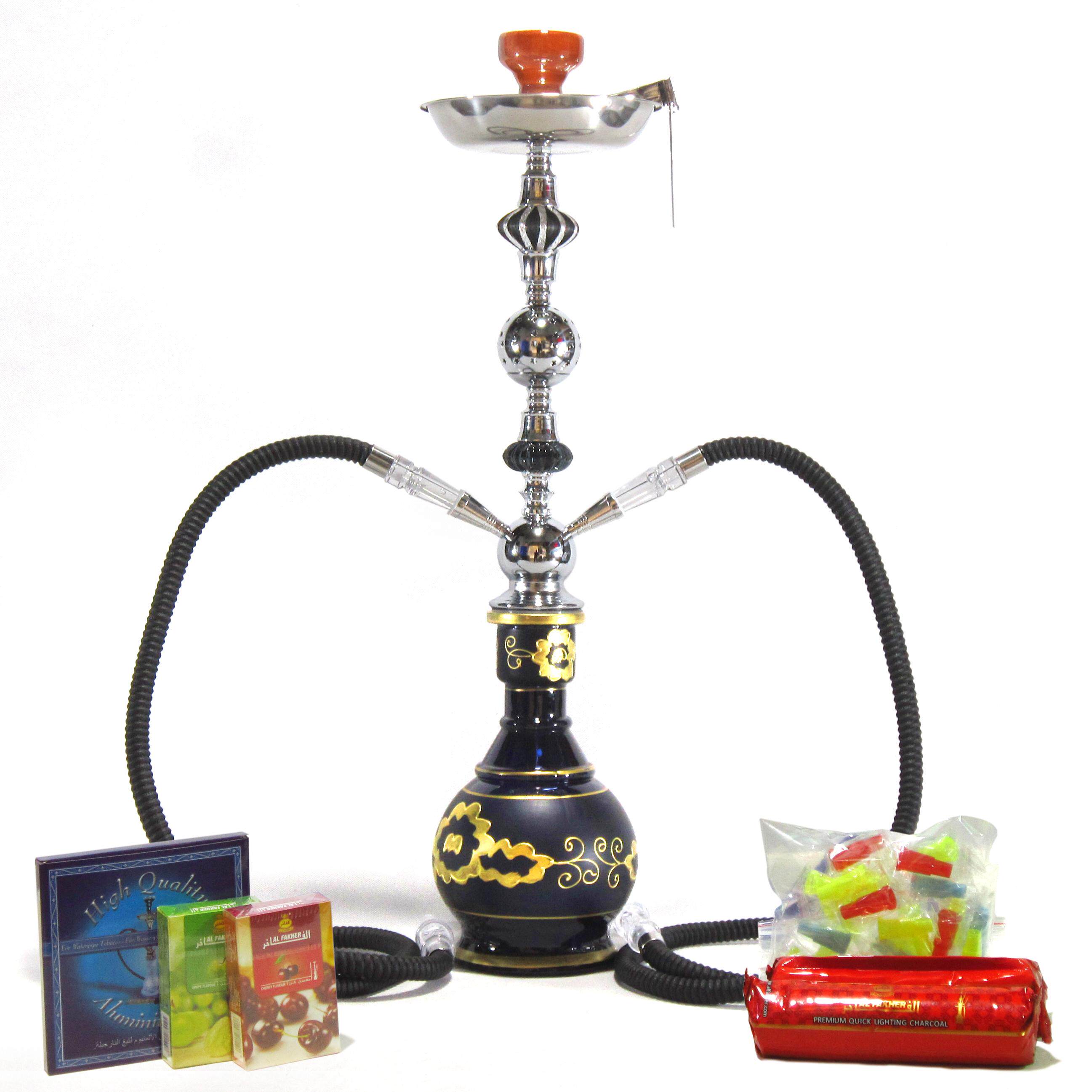 玻璃兰州酒吧国外外水烟壶水果烟膏全套水烟袋烟斗