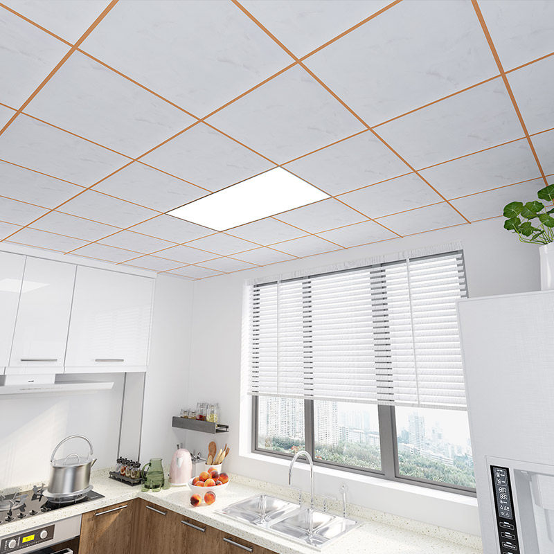 集成吊顶铝扣板天花板厨房卫生间阳台客厅材料全国扣板模块