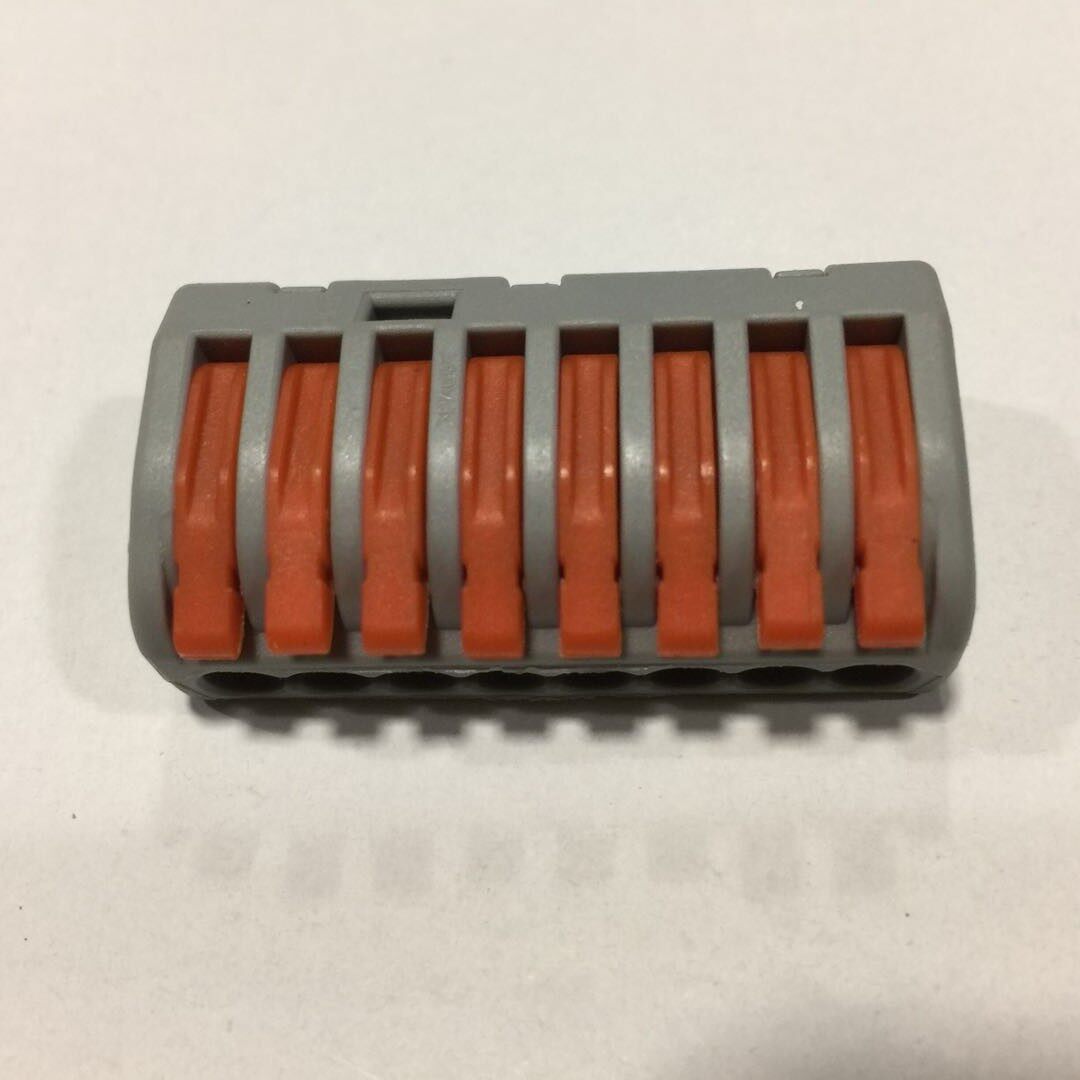 pct218万能快速接头插式弹簧夹持电线连接器接线端子接线端子