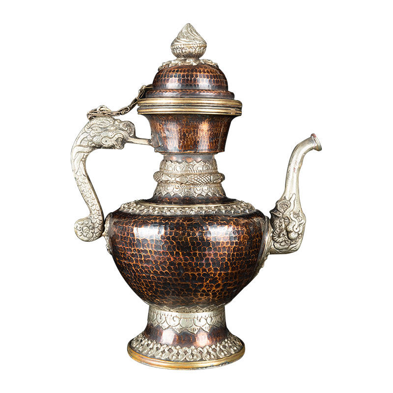 藏式用品供品尼泊尔铜奔巴壶净水水瓶文巴瓶贲巴壶摆件