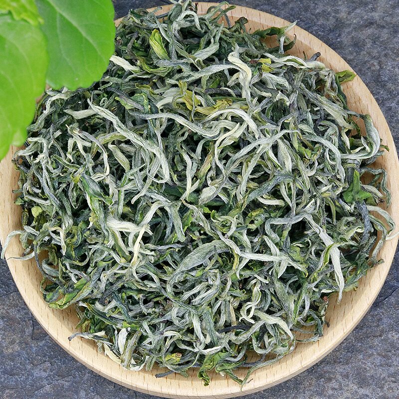 翠茗绿茶2022新茶 特级云南春尖茶银丝茶毛尖毛峰茶叶500g散装_一朵茶