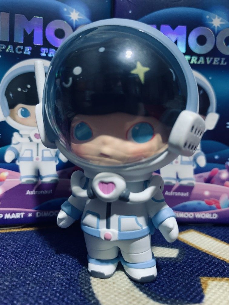 现货未拆袋dimoo太空旅行系列宇航员泡泡玛特popmart盲盒潮玩盲盒
