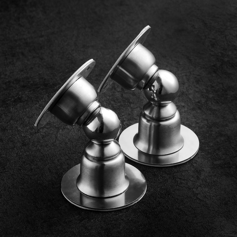 门吸免打孔不锈钢吸门器地吸墙吸卫生间门碰阻防撞门挡门吸强磁