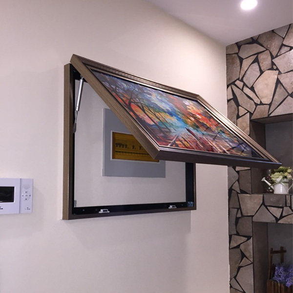 欧式电表箱装饰画电源开关配电箱装饰盒电闸箱遮挡箱挂画免打孔