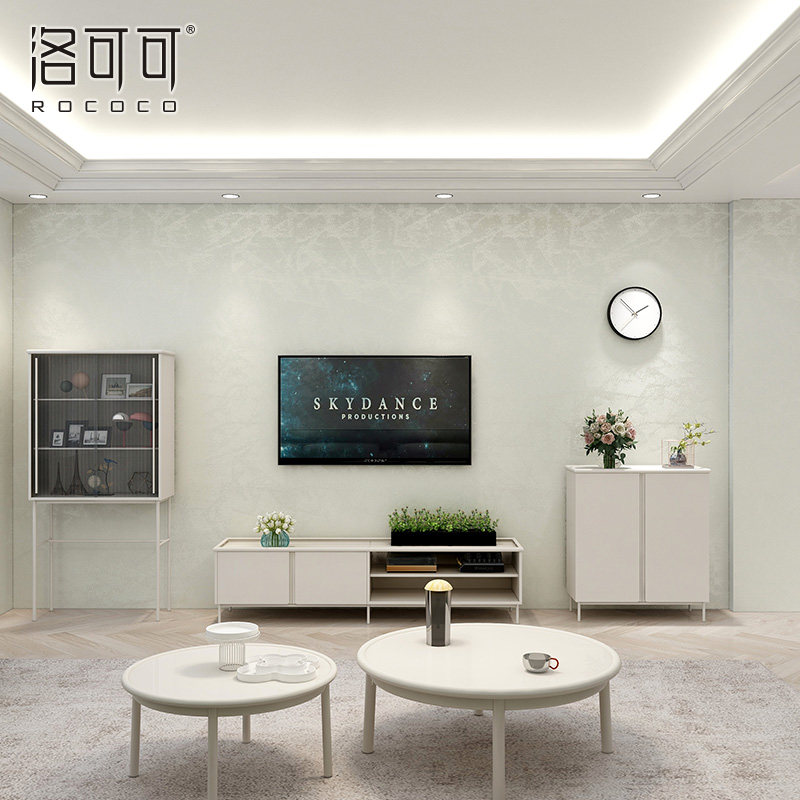 墙布素色洛可可电视背景墙壁布墙纸电视墙简约墙布