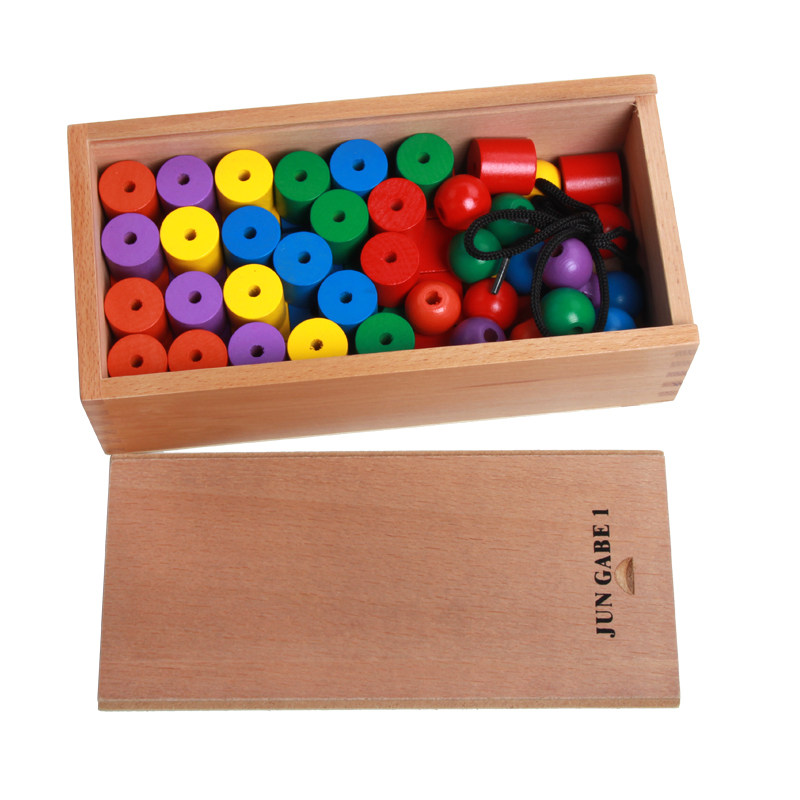 正品榉木福氏福禄贝尔早教教具gabe恩物进口榉木131415件套包邮