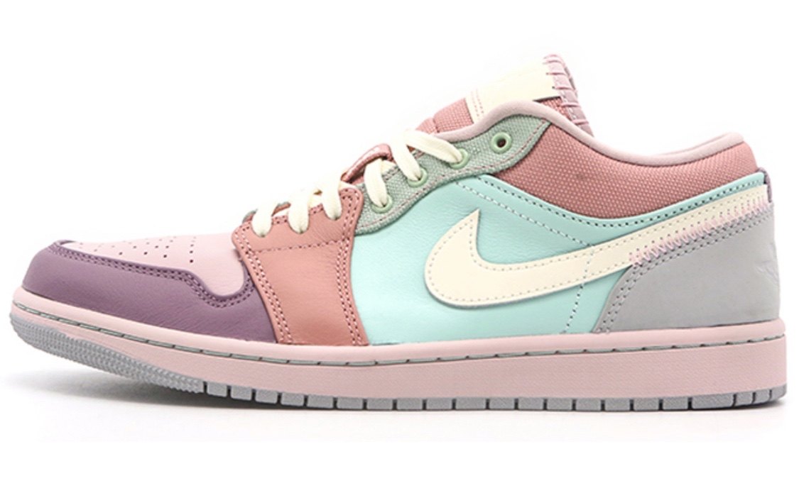 airjordanlowaj1彩色拼接马卡龙低帮篮球鞋dj5196615篮球鞋