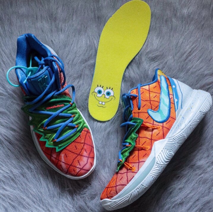 耐克nikekyrie欧文菠萝屋海绵宝宝联名cj7227cj6951800篮球鞋