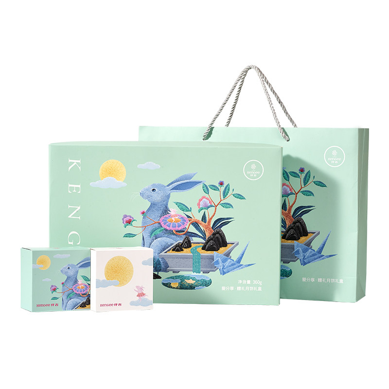 仟吉网红月饼6饼6味高端礼盒