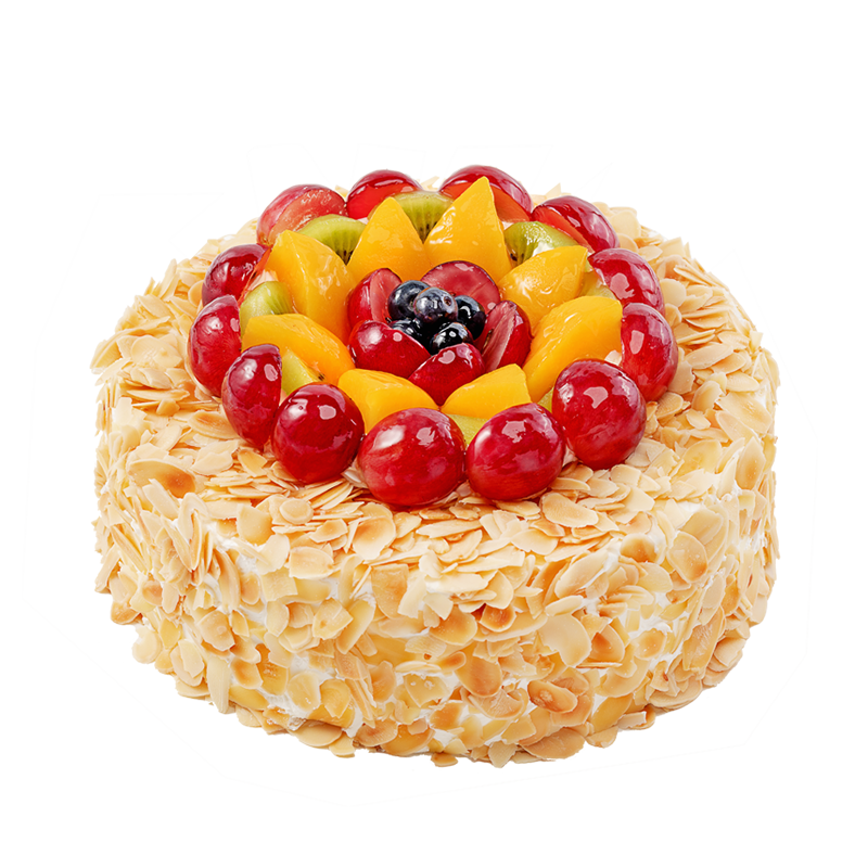 仟吉撒哈拉杏仁奶油水果生日蛋糕门店同款武汉三环内配送