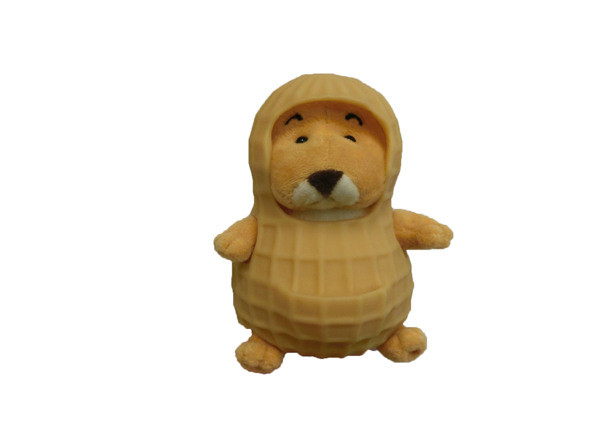 日本超人气网红小公仔可爱萌物花生鼠带壳公仔拍照神物办公室摆件