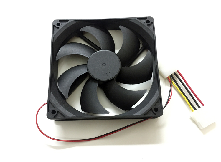 台式电脑机箱风扇 12cm厘米12v静音 电源风扇12025-4p(大4p)