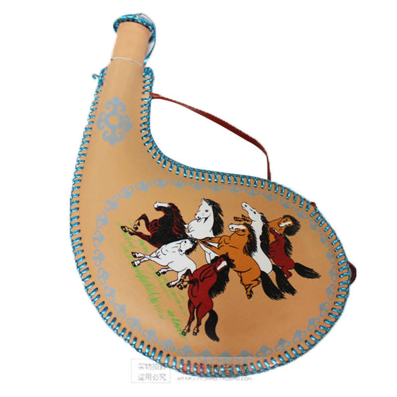 特色皮囊新疆蒙古西域工艺草原水壶水袋牛皮蒙古族皮囊酒壶