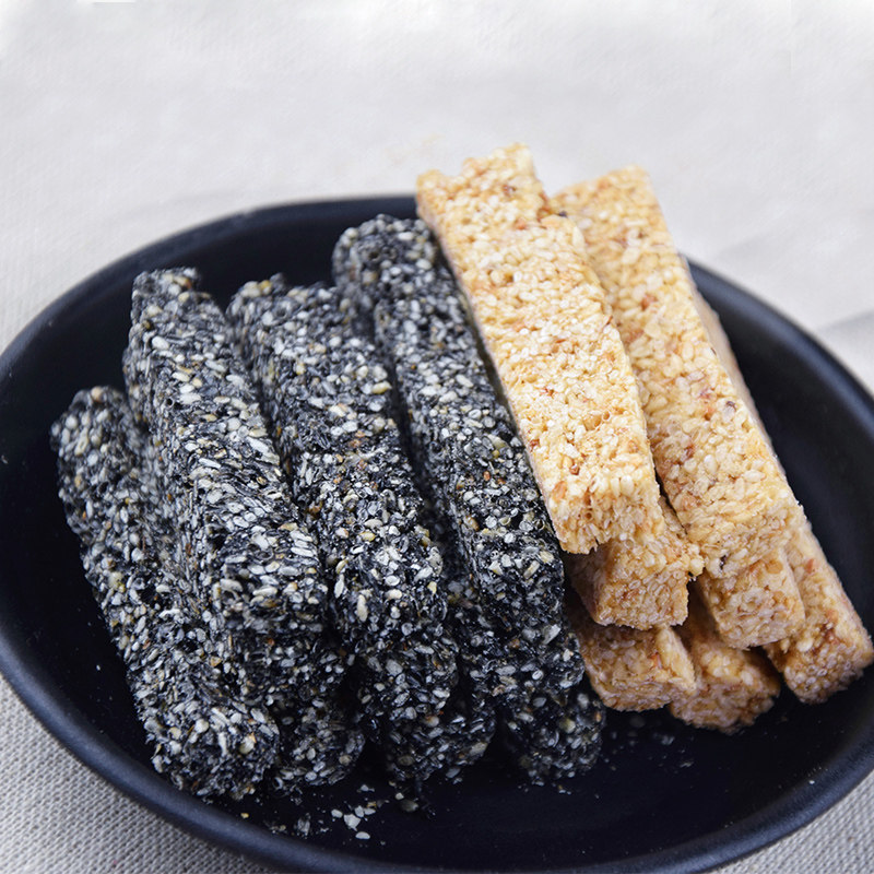 黑白芝麻片糖酥棍老式手工传统糕点孕妇零食传统中式糕点